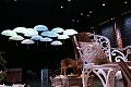 From full scale to tiny, I had fun playing with white iron garden furniture as decor.
